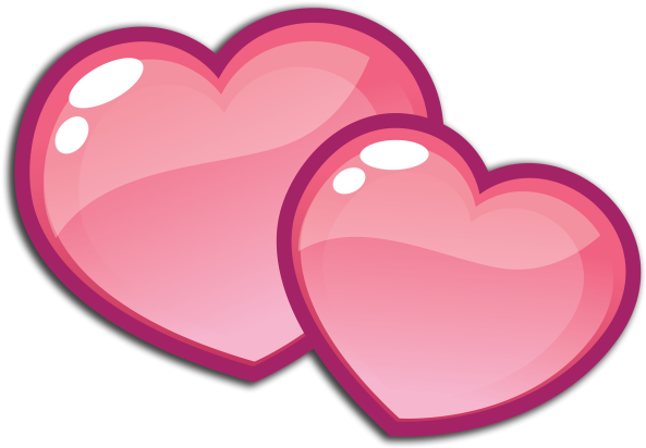 Heart Background Png And - Valentine's Day Clipart (640x640), Png Download