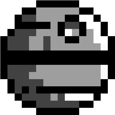 Death Star - Star Wars Pixel Art Easy Clipart (1200x1200), Png Download