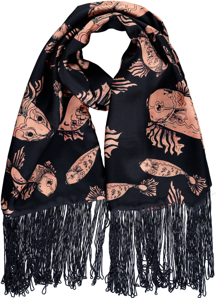 Silk Tassel Scarf Wide - Stole Clipart (1000x1000), Png Download