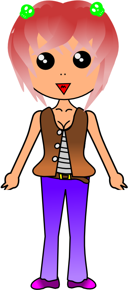 Anime Character Art 28 999px 104 - Cartoon Clipart (999x999), Png Download