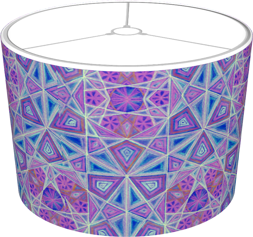Geometric Hand Drawing Pattern - Lampshade Clipart (827x776), Png Download