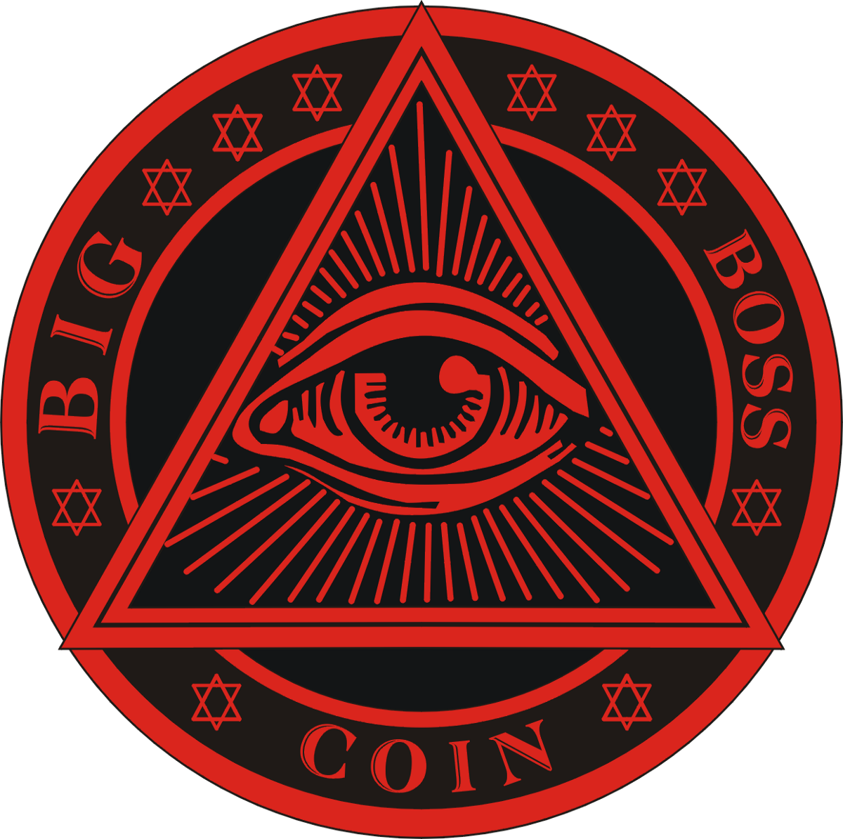 Big Boss Message - Triangle Eye Clipart (1200x1194), Png Download