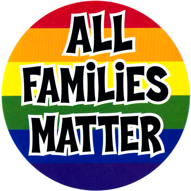 All Families Matter - Lgbti Sticker Png Clipart (782x782), Png Download