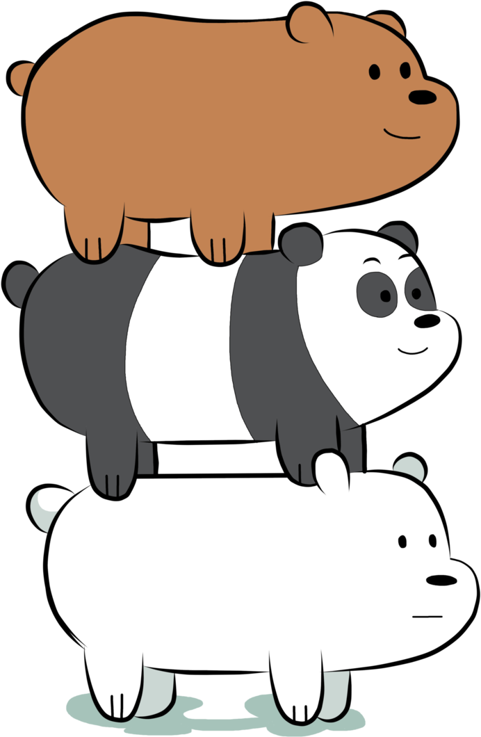 We Bare Bears By Alexander - We Bare Bears Iphone 6 Wallpaper Hd Clipart (692x1060), Png Download