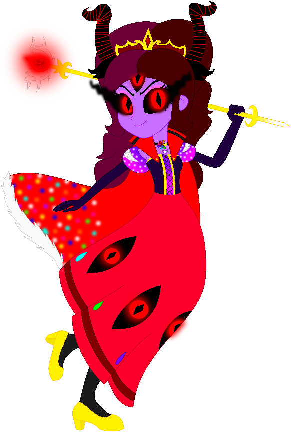 Eqg Princess Bloodmoon By Ra1nb0wk1tty - Ra1nb0wk1tty Blood Moon Clipart (583x866), Png Download