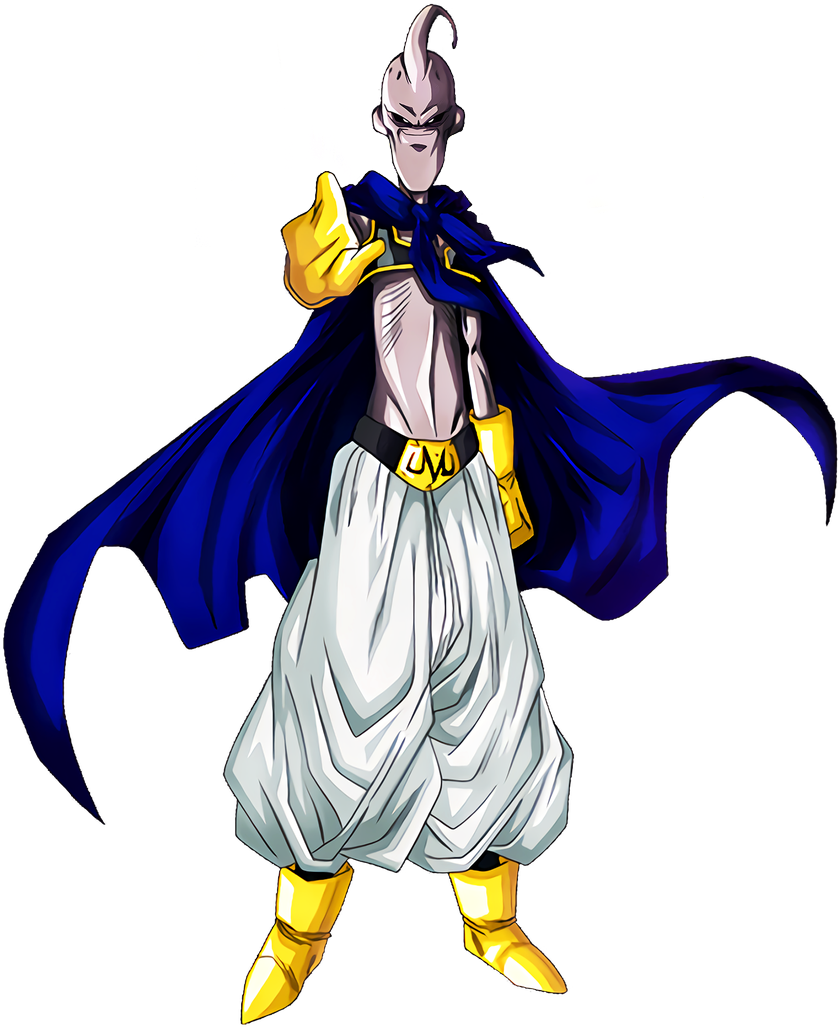 #dokkanbattle [aggregation Of Anger] Majin Buu Character - 魔 人 ブウ 純粋 悪 体 Clipart (840x1027), Png Download