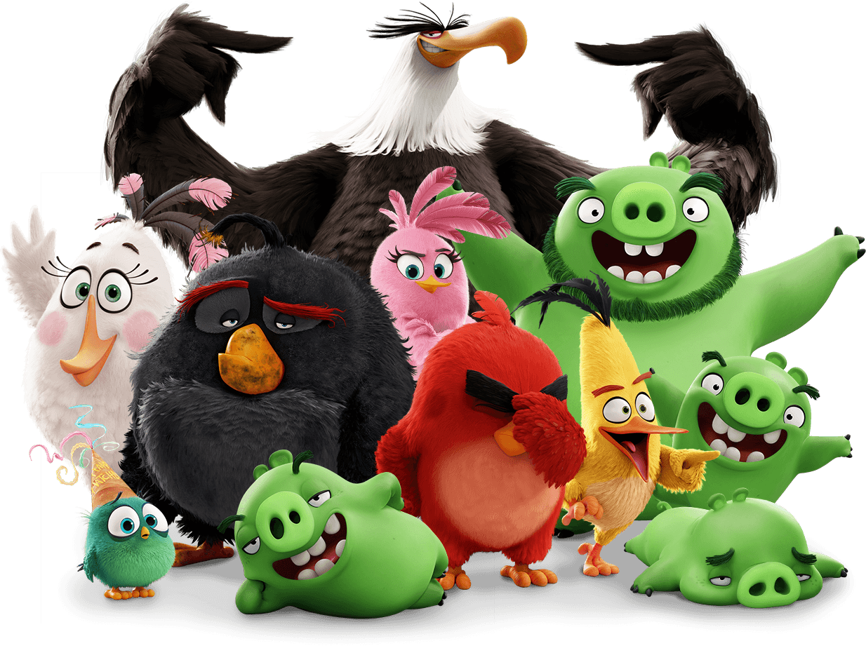The Cast Poster Pinterest - Angry Birds Movie Clipart (1234x924), Png Download