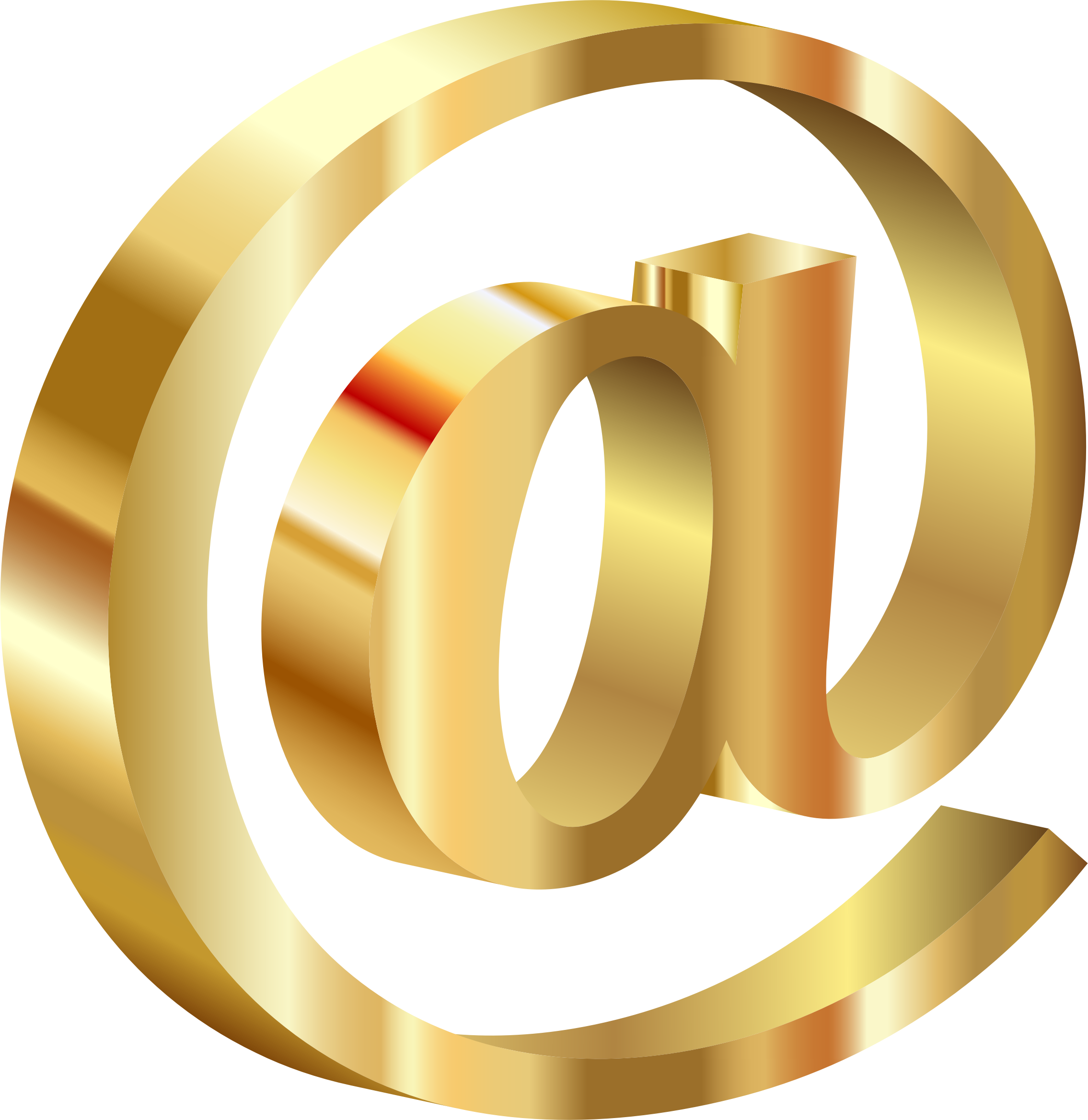 Shiny Gold Background - Gold Phone Icon Png Clipart (2270x2338), Png Download