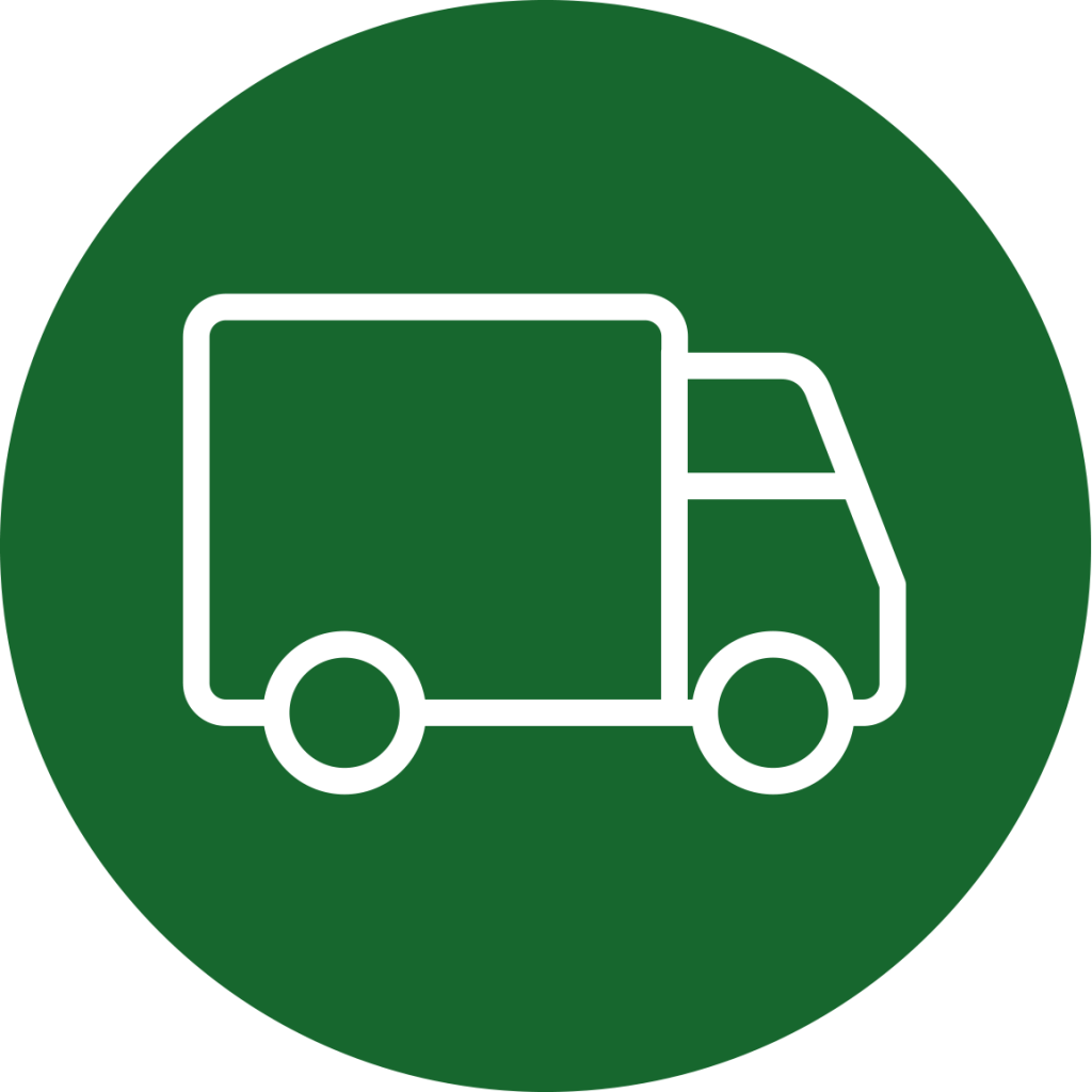 Delivery Truck Icon 7839 - Delivery Green Clipart (1024x1024), Png Download