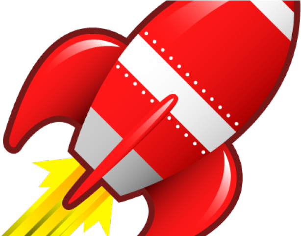 Rocket Clipart Icon - Red Rocket Ship Clipart - Png Download (640x480), Png Download