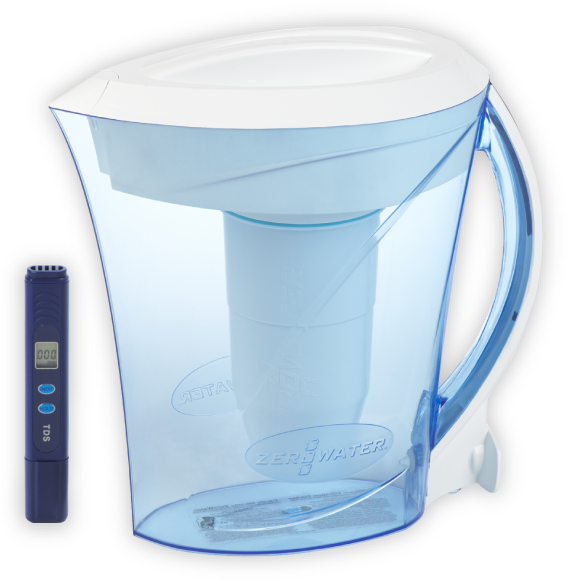 Zerowater® 8-cup Water Filter Pitcher - Electric Kettle Clipart (574x588), Png Download