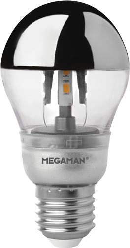 Ls0505d - Megaman Led Crown Silver Clipart (600x600), Png Download