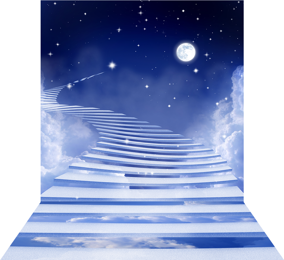 3 Dimensional View Of - Stairs To Heaven Png Clipart (1000x1000), Png Download