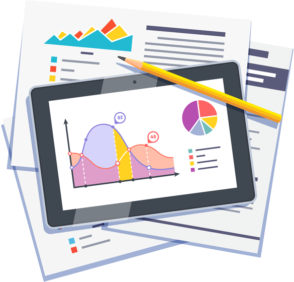 Pineapple Web Analytics Agency - Report Clipart (800x560), Png Download