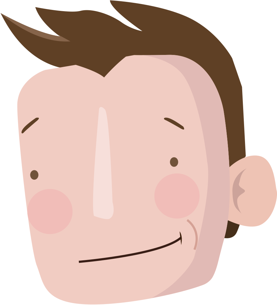 Mark Forrester - Cartoon Clipart (1000x1000), Png Download