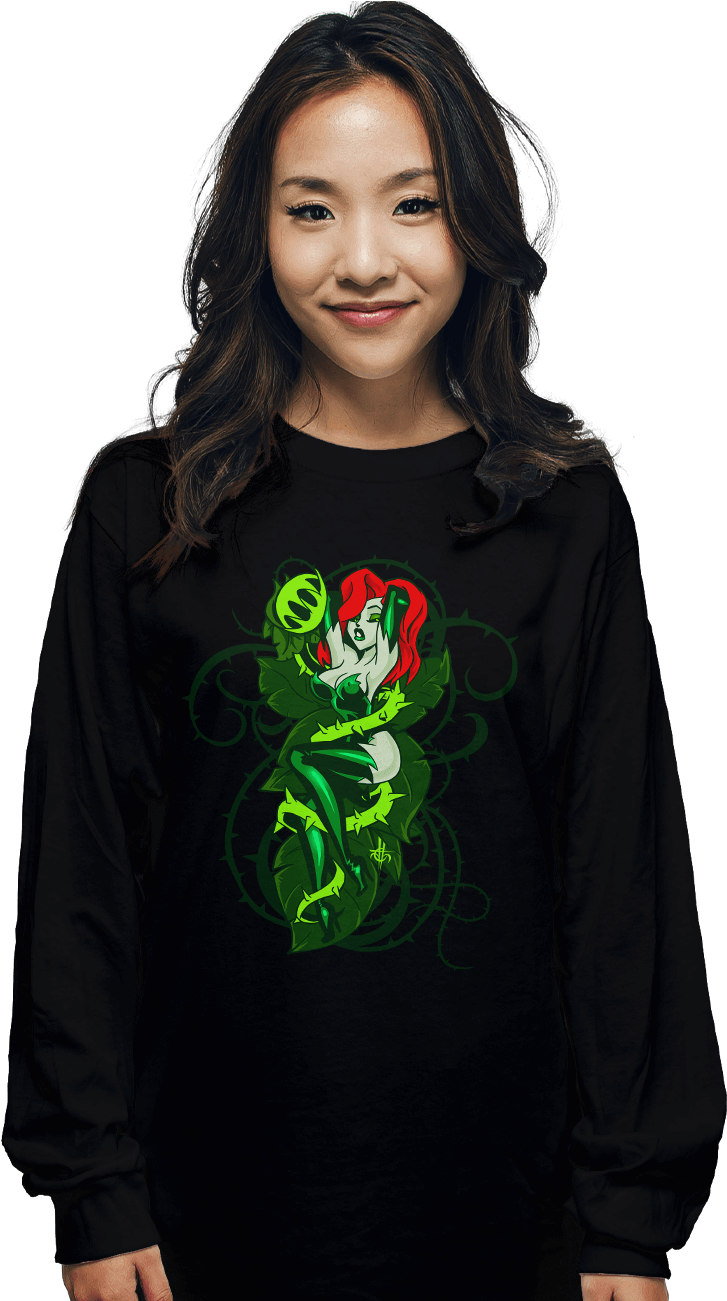 Poison Ivy - Waluigi T Shirt Clipart (900x1300), Png Download