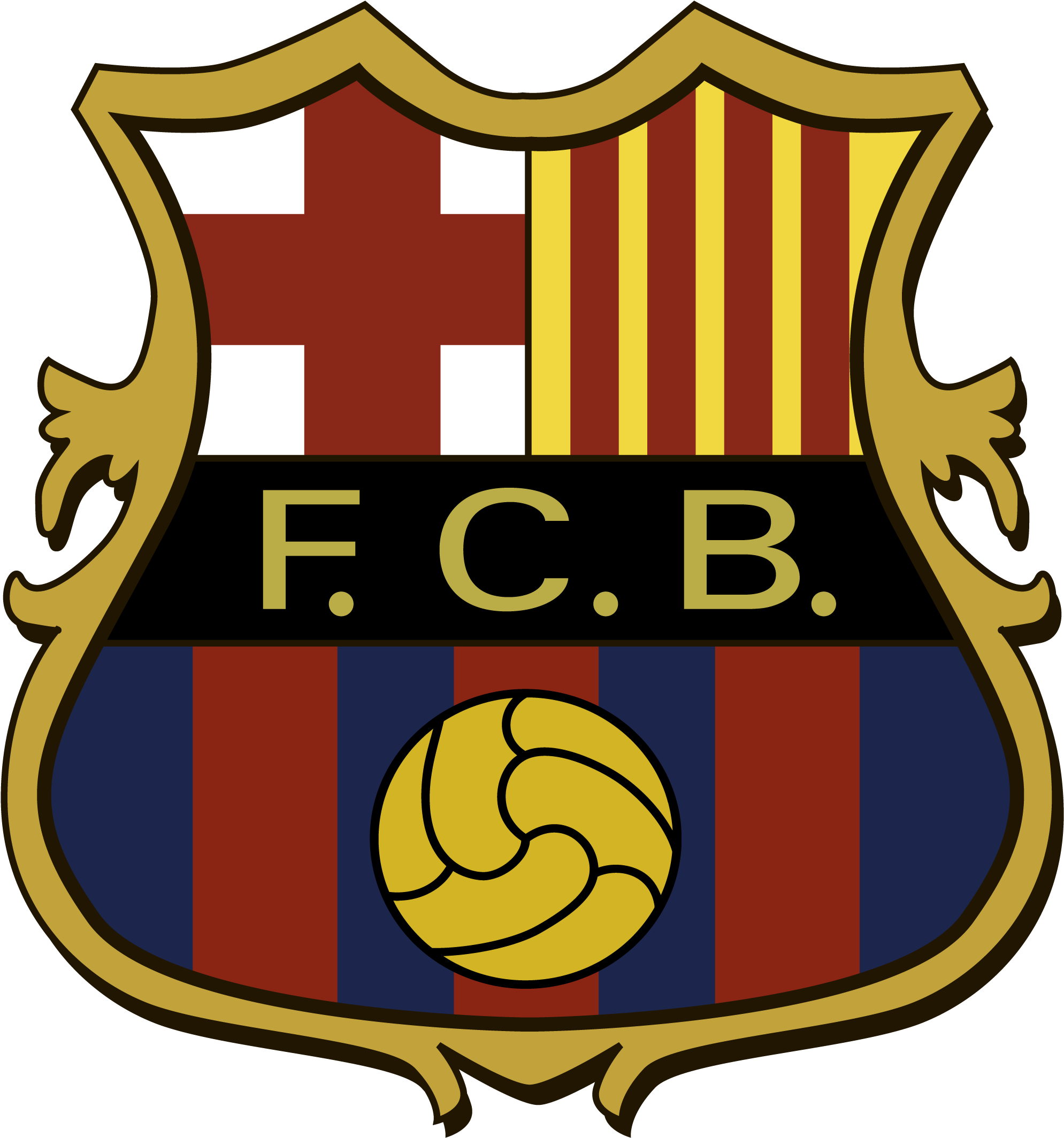 Barcelona Logo Interesting History Of The Team Name - Nuevo Escudo Del Barsa Clipart (3840x2160), Png Download