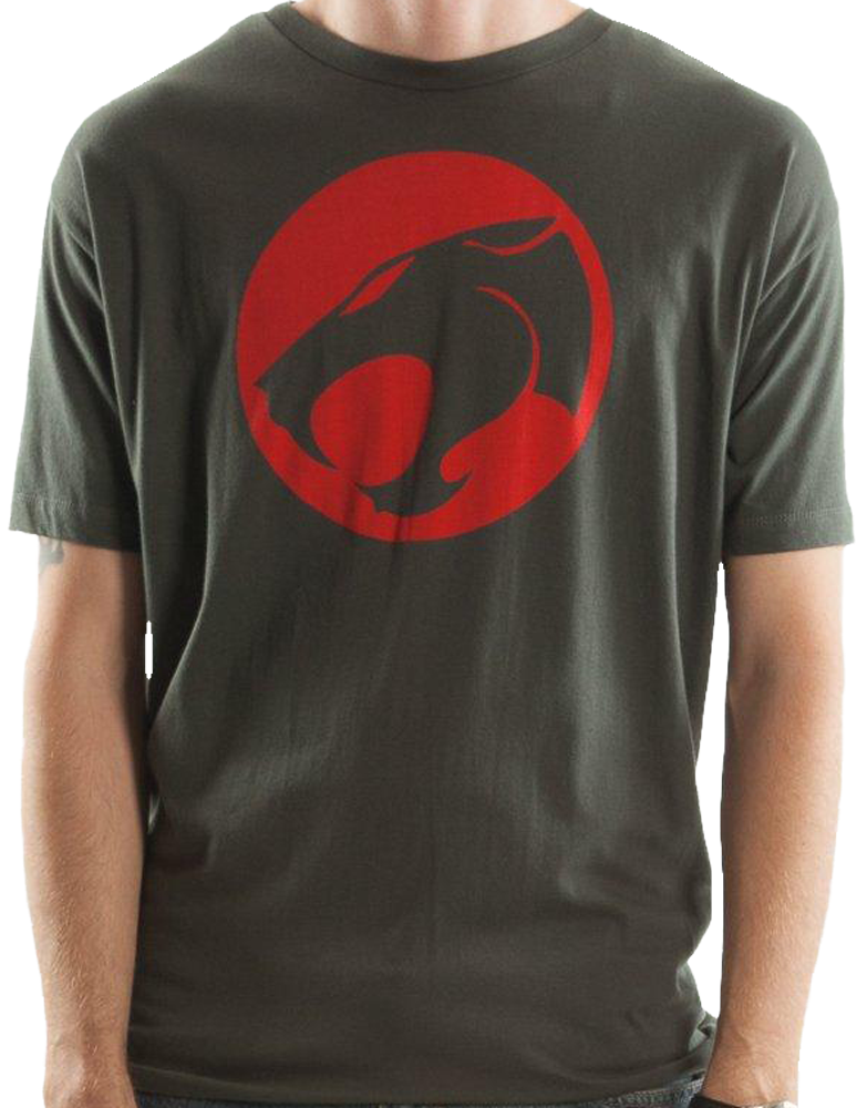Charcoal Thundercats Logo T-shirt - Active Shirt Clipart (783x1000), Png Download