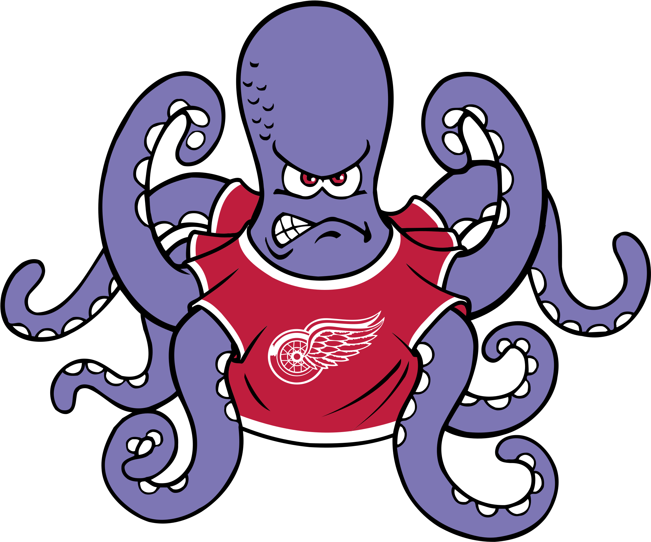 Detroit Red Wings Logo Png Transparent Detroit Red Wings Octopus Logo