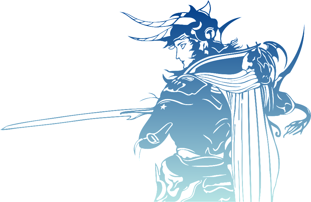 Final Fantasy, Logo, Warrior Of Light - Final Fantasy 1 Icon Clipart (1000x650), Png Download
