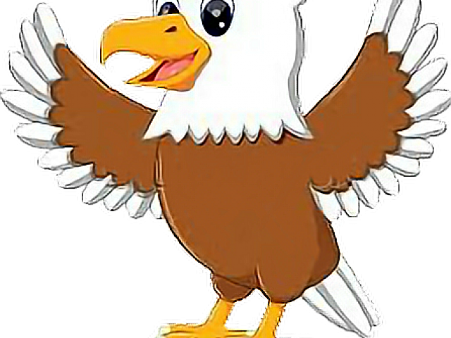 Bald Eagle Clipart Picsart - Eagles Nest Clip Art - Png Download (640x480), Png Download