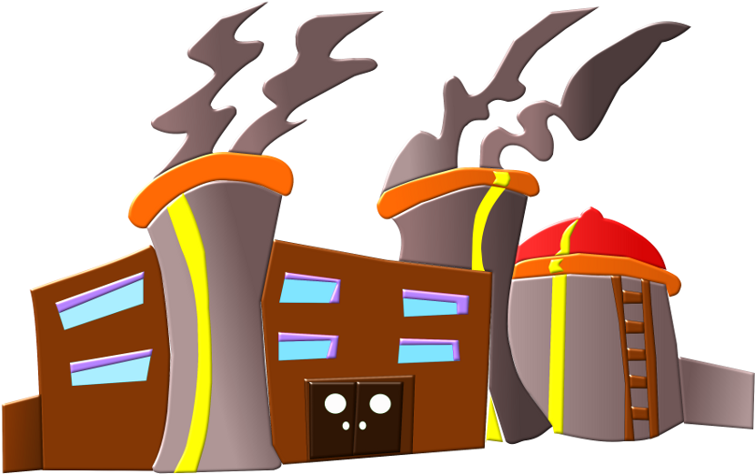 Fabrica Clipart (866x600), Png Download