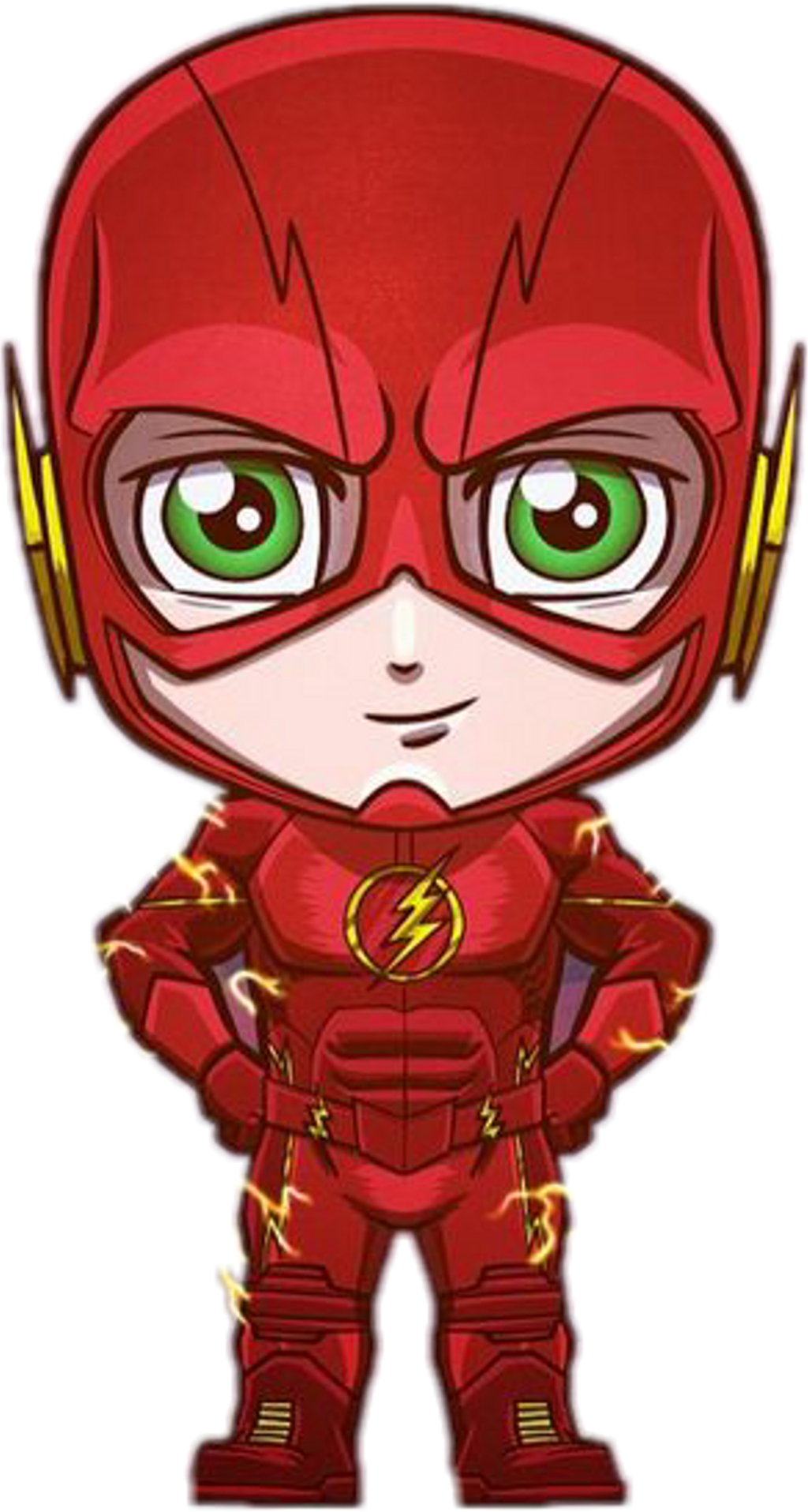 #theflash #flash #chibi #barryallen #grantgustin #cw - Chibi Reverse Flash Drawing Clipart (1024x1915), Png Download