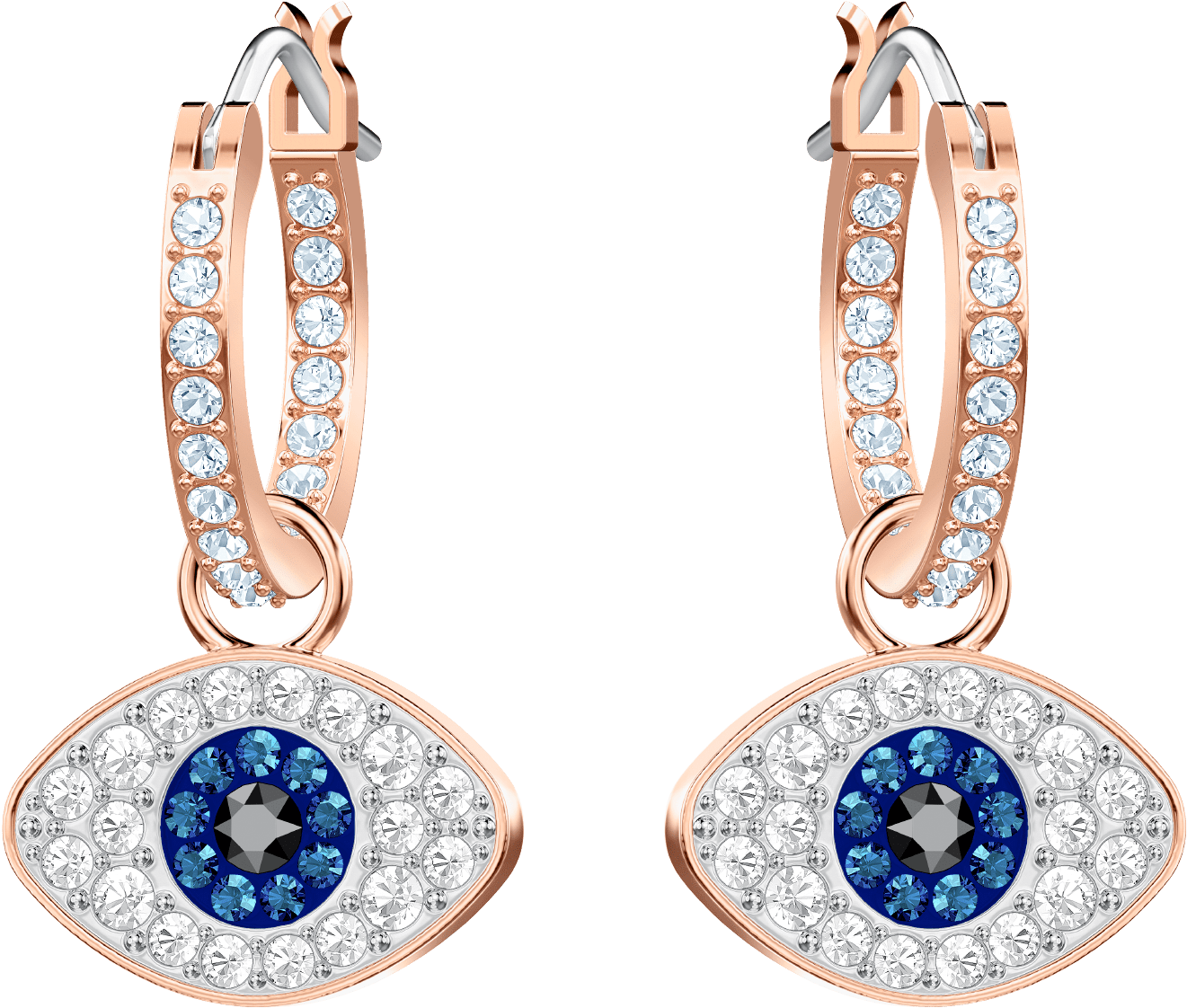 Pe Hoop Evil Eye Dmul/ros Clipart (1321x1122), Png Download