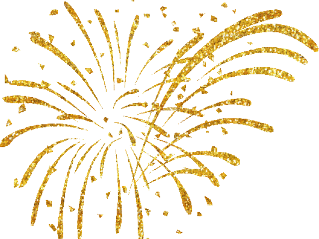 New Year Fireworks Png Clipart (640x480), Png Download