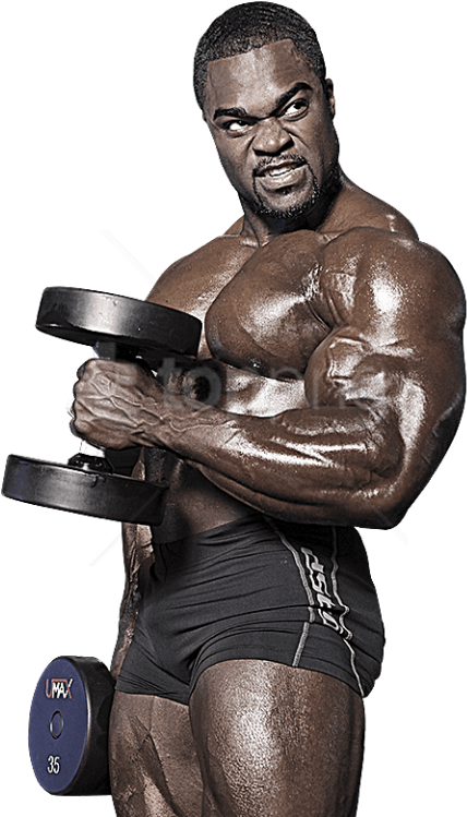 Download Muscle Man Png Images Background - Bodybuilding Clipart (480x768), Png Download