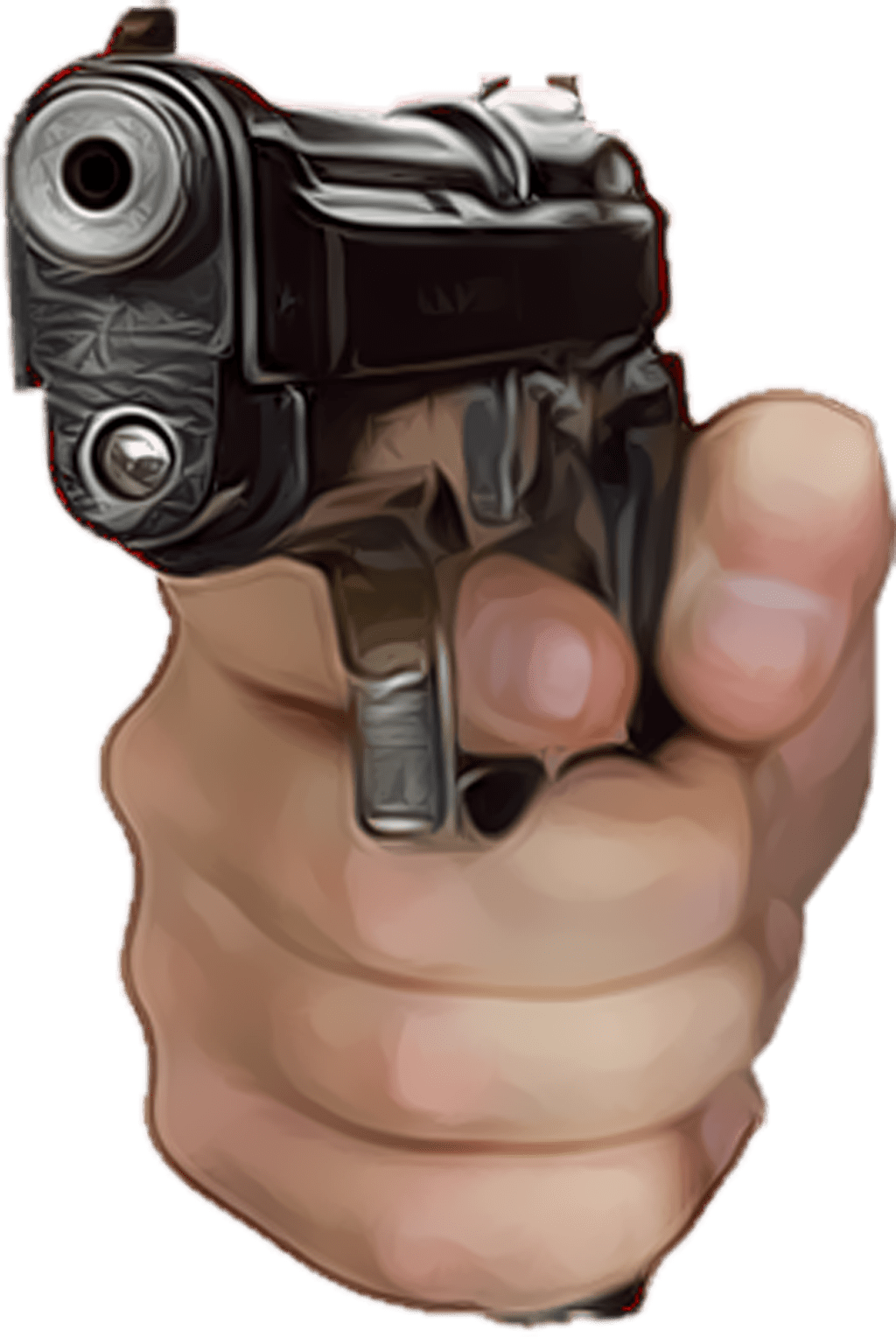 Gun In Hand Png Clipart (1024x1528), Png Download.