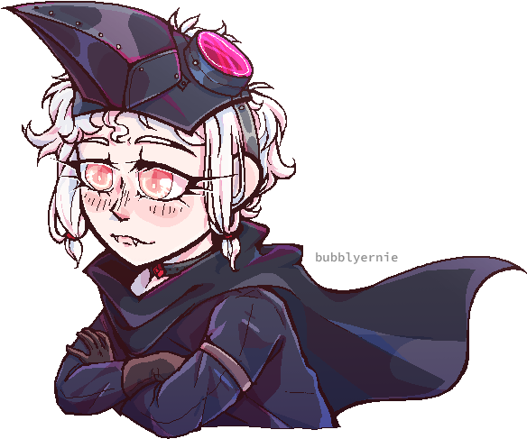 Xaviar In His Silly Plague Doctor Outfit Drawn In A - Cartoon Clipart (606x528), Png Download
