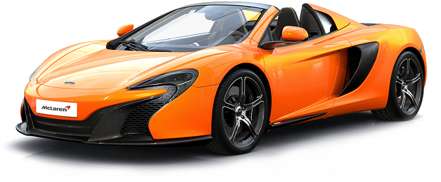 Mclaren 650s Spider - 2016 Mclaren Convertible Clipart (909x408), Png Download