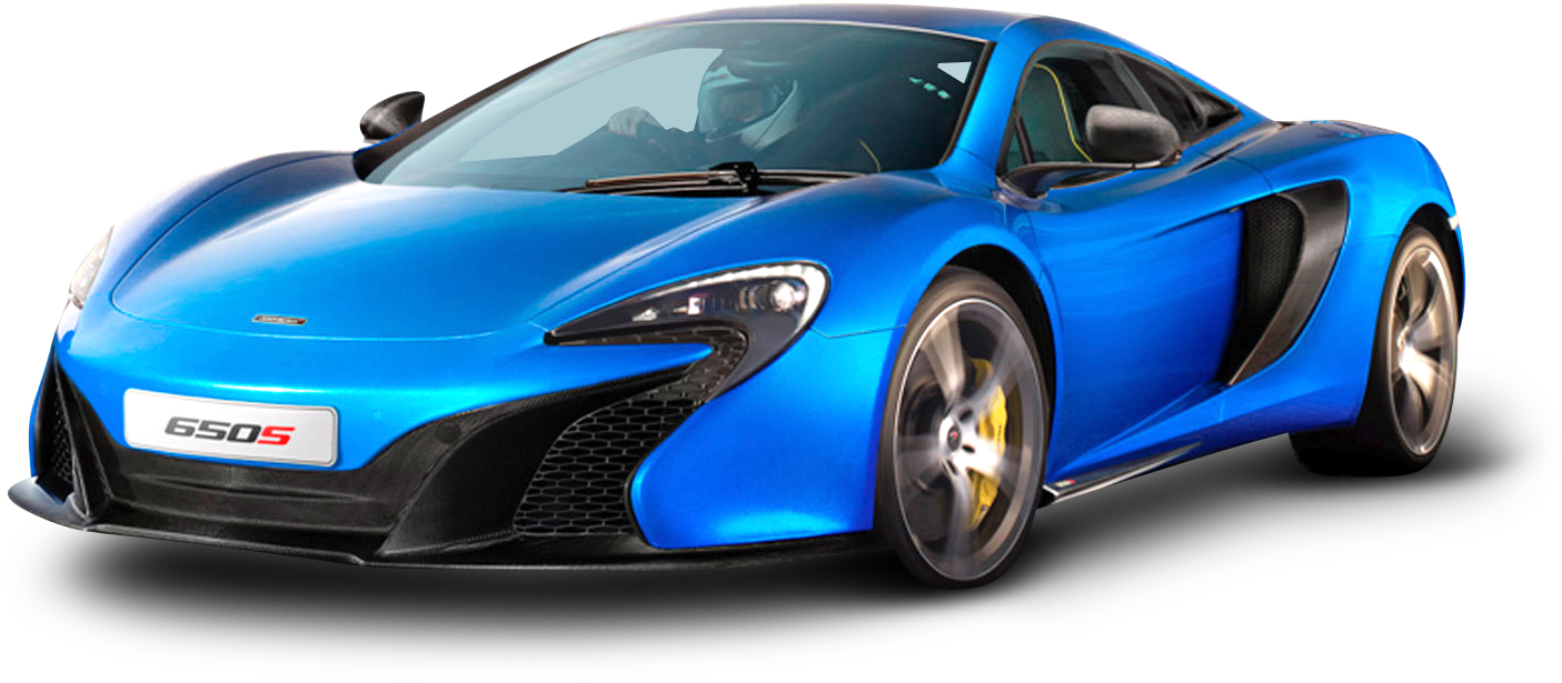 Mclaren 650s Blue Car - Mc Laren 650s Clipart (1524x705), Png Download