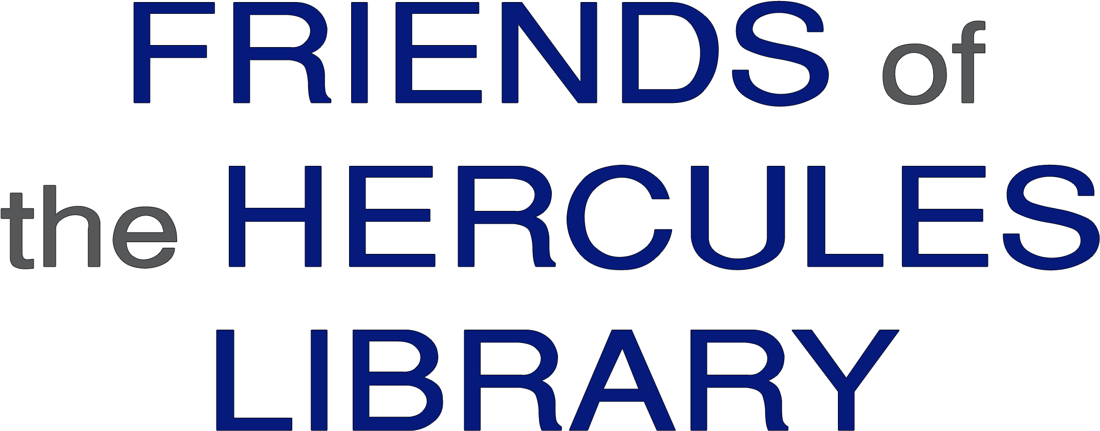 The Hercules Library Foundation Is A Nonprofit Volunteer - Printing Clipart (3000x1247), Png Download