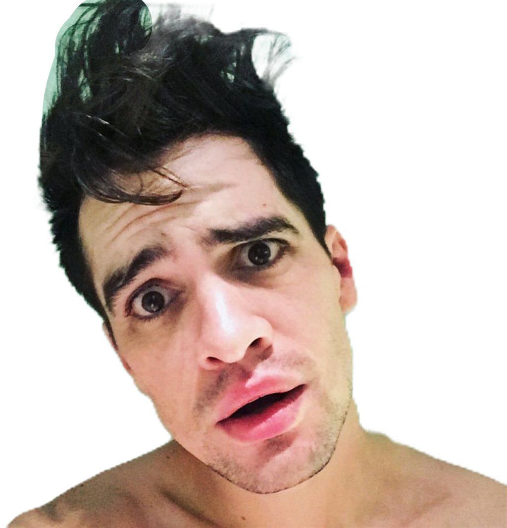 Brendonurie Sticker - Brendon Urie Instagram Clipart (1024x1066), Png Download