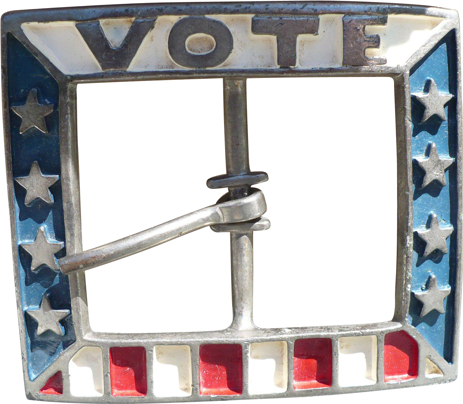 Patriotic Vote Belt Buckle Clipart (1490x1300), Png Download
