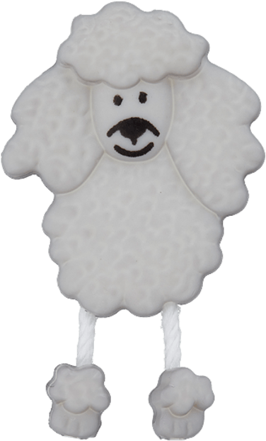 Polyester Button Poodle Article - Cartoon Clipart (954x954), Png Download