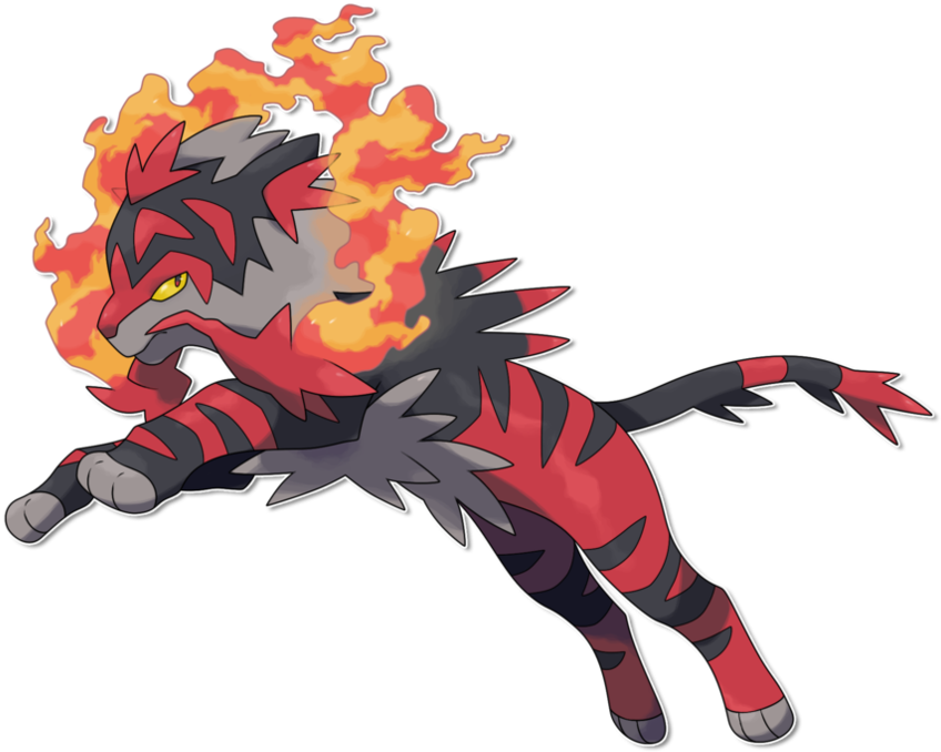 Final Litten Evolution - Litten Final Evolution Fake Clipart (848x678), Png Download