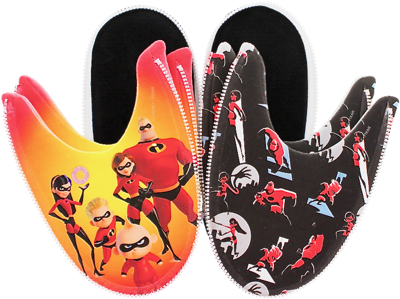 The Incredibles 2 Family Mix N Match Zlipperz Set , - Slipper Clipart (809x605), Png Download