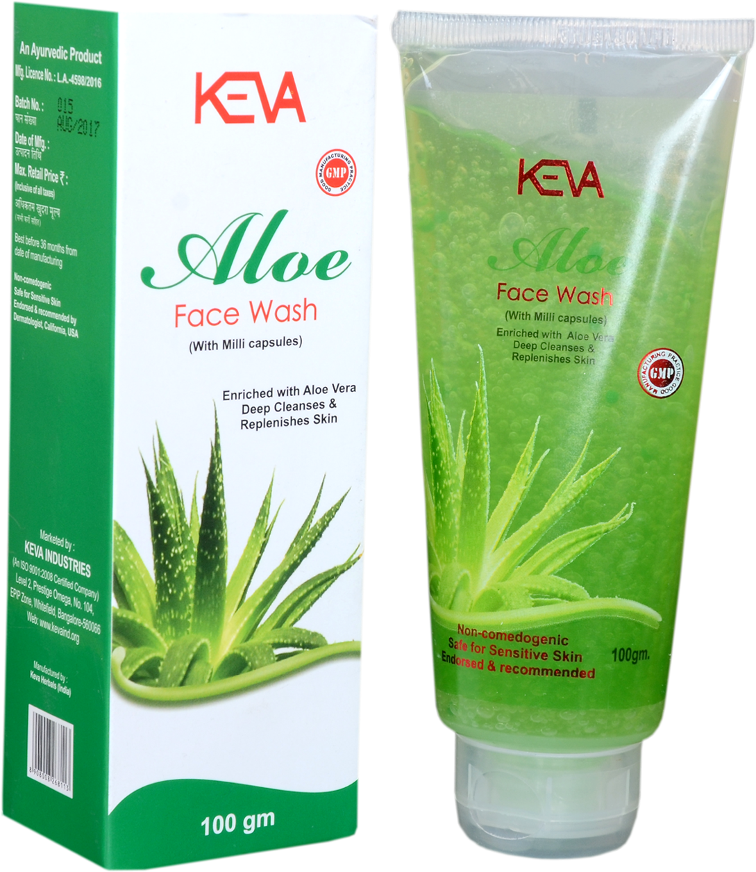 Keva Turmeric Anti Septic Cream - Keva Aloe Vera Face Wash Clipart (1200x1800), Png Download