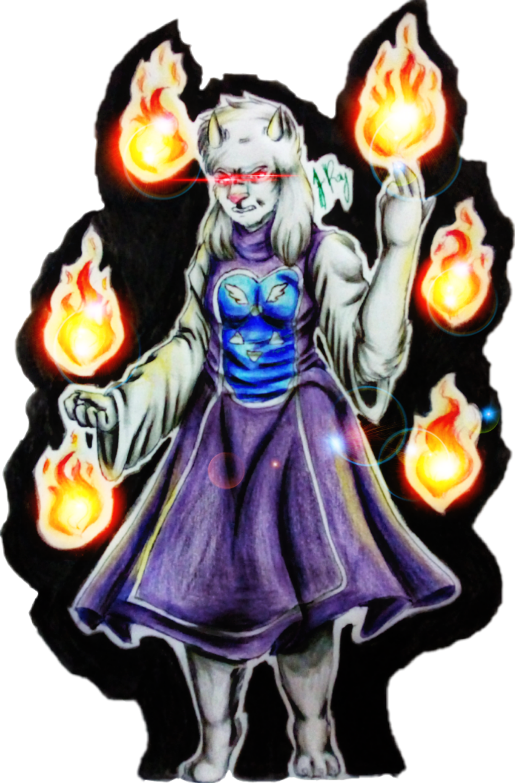 Toriel, The Guardian Of The Ruins Clipart (1024x1558), Png Download
