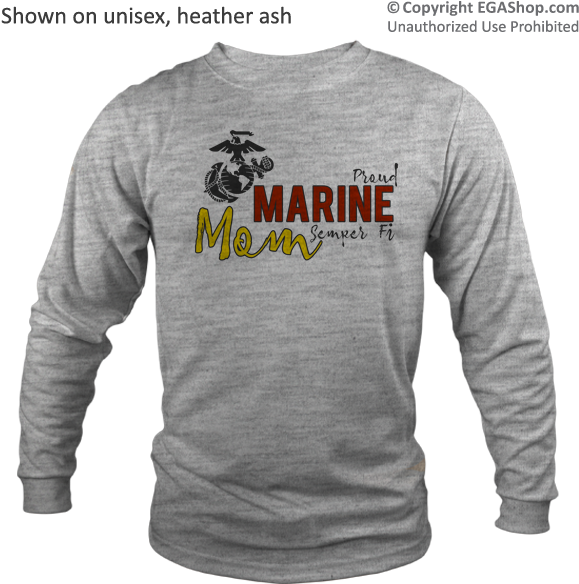 Let Everyone Know You Are A Proud Marine Mom - Eagle Globe And Anchor Clipart (600x600), Png Download