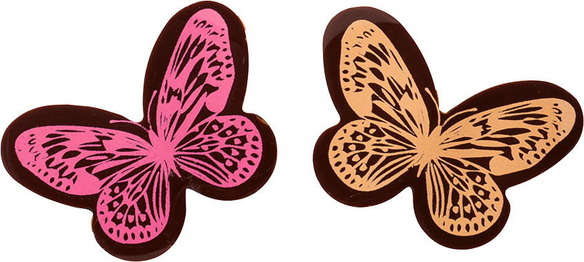 Flower Butterflies - Brush-footed Butterfly Clipart (1000x1000), Png Download