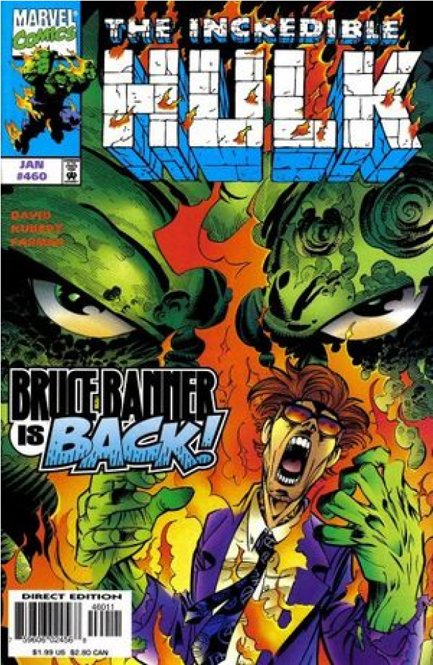 Купете Comics 1998-01 The Incredible Hulk - Incredible Hulk #460 Clipart (950x950), Png Download