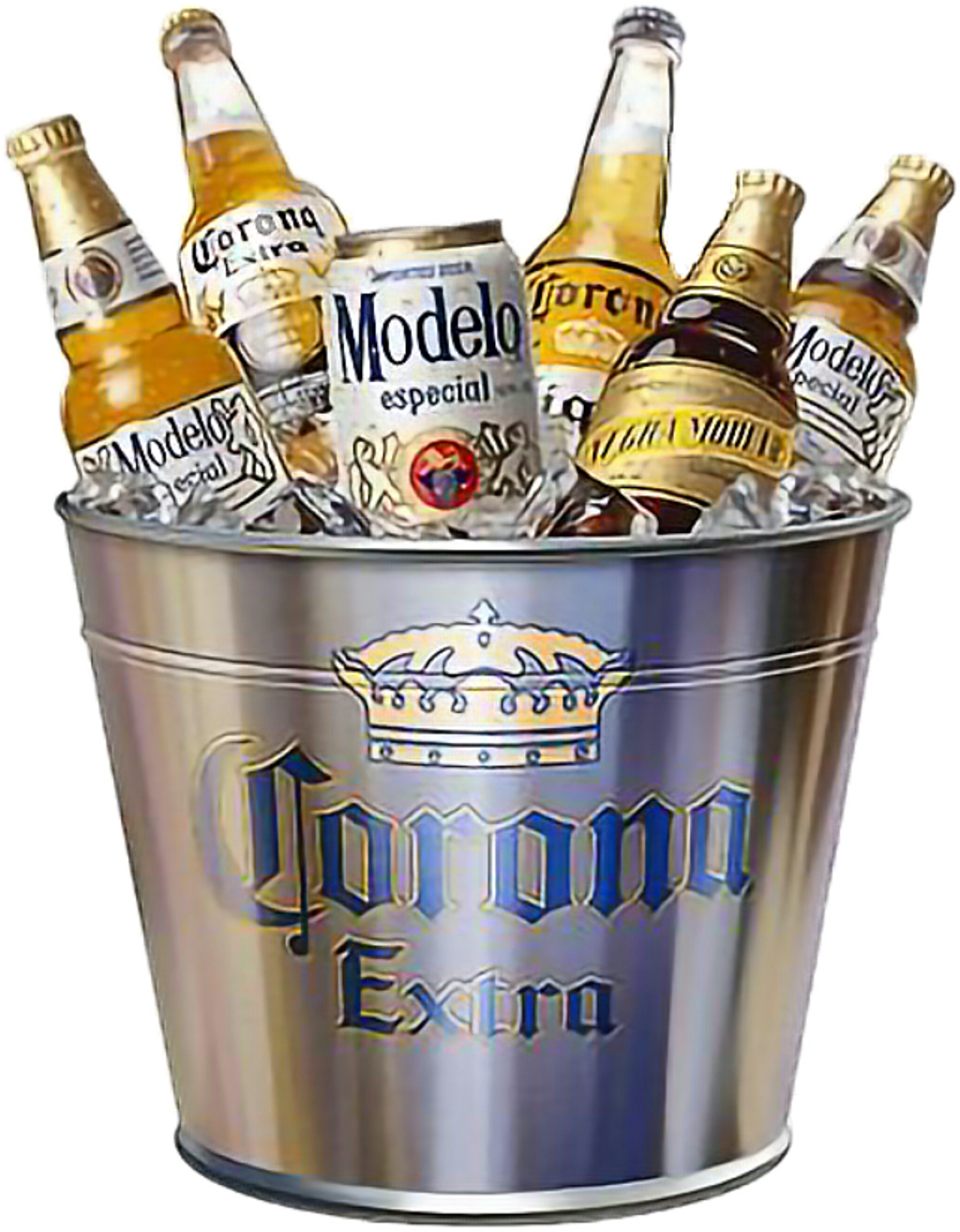 Beer Sticker - Cubeta De Cerveza Modelo Clipart (1024x1313), Png Download