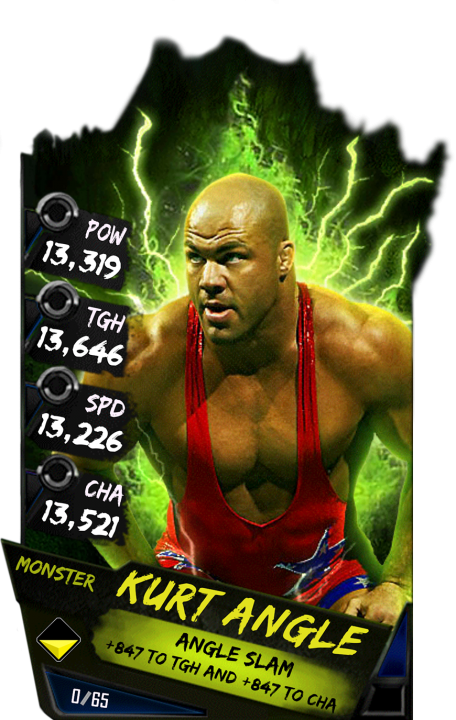 Supercard Kurtangle S3 15 Summerslam17 Halloffame Supercard - Wwe Supercard Big E Clipart (456x720), Png Download