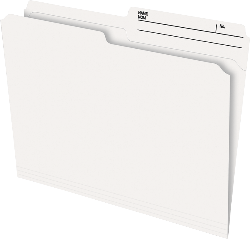 Pendaflex® Double Top-reinforced Tab Folders Letter - Paper Clipart (850x850), Png Download