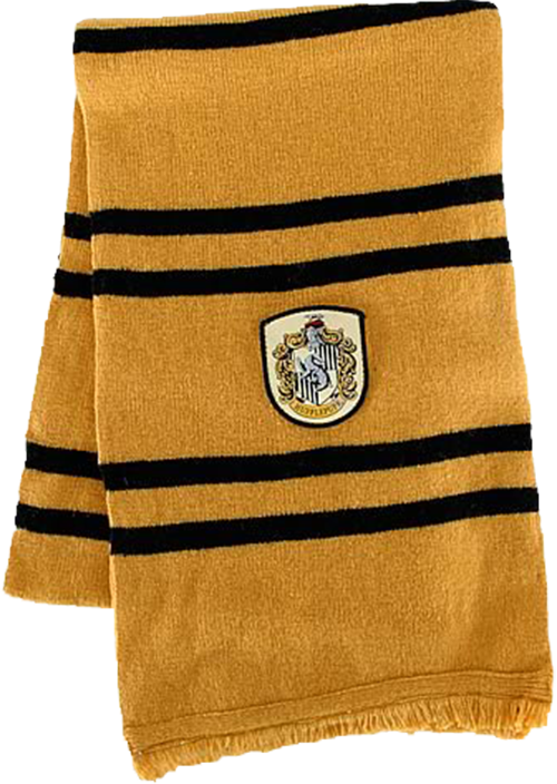Harry Potter - Hufflepuff Scarf - Hufflepuff Scarf Png Clipart (500x704), Png Download