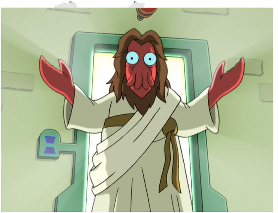 0 Replies 0 Retweets 1 Like - Futurama Zoidberg Jesus Clipart (1200x900), Png Download
